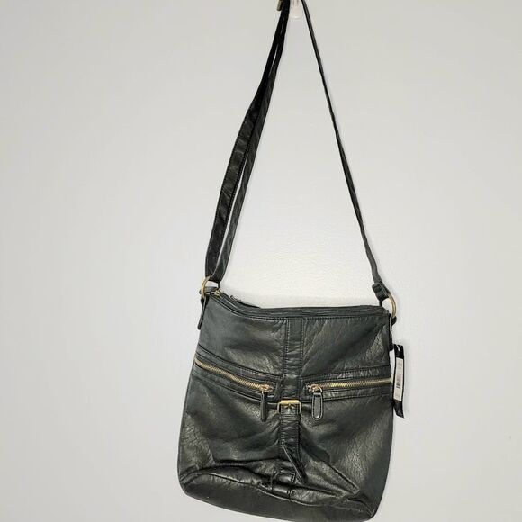 Bueno adjustable crossbody handbag black new with tags - Picture 1 of 9